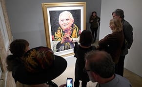 The Story of a Pope Portrait Made Out of Condoms