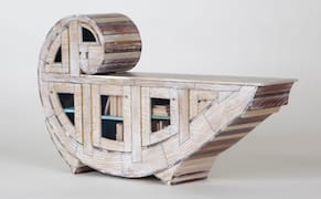 Borrowing Books from Sculptural Micro-Libraries