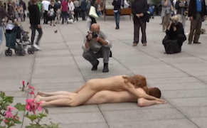 Swiss City Grooms for First Nude Public Performance Art Festival
