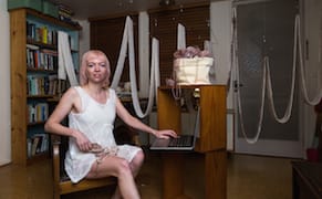 Artist Threads Angry Internet Comments into New Vaginal Knitting Project