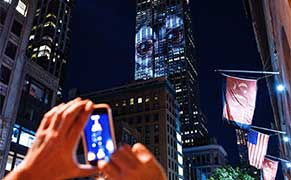 Empire State Building Turns into a Screen for Endangered Species