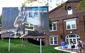 Wayfinding through Ruins and Castles in a Governors Island Art Intervention