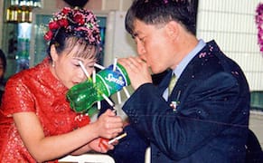 Found Photographs Show How Couples Light It Up During Chinese Weddings