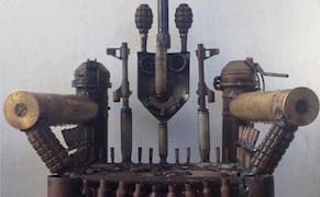 US Customs Officials Confiscate Sculpture Made of Weapons