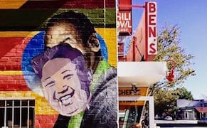 Street Artist Covers Bill Cosby Mural with a Grinning Kim Jong Un