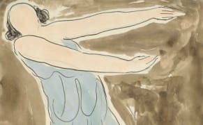 Isadora Duncan in Watercolor, by the Artist Who Painted Her Thousands of Times