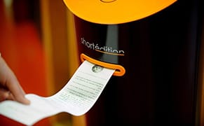 Vending Machines That Dispense Short Stories Instead of Snacks