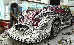 Putting the "Mobile" in Automobile: A Car Made from Discarded Cell Phones