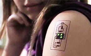"Tech Tats" Turn Wearable Devices into Cyberpunk Body Art