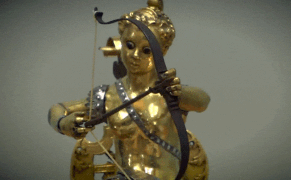 An Arrow-Shooting Goddess from a Time When Clocks Were Entertainment