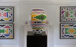 A South African Mural Tradition Transposed to Canvas and Clay