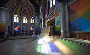 A Century-Old Spanish Church Transforms into an Art-Filled Skate Park