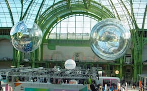Utopian Mirror Ball Sculptures at Paris Climate Conference Are Full of Hot Air