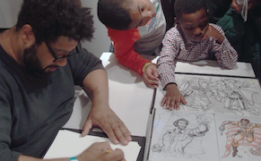 Blerds and Bleeks Swarm Harlem's Black Comic Book Festival