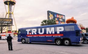 Artists Buy Trump Campaign Bus on Craigslist, Turn It Into Anti-Trump Art Project