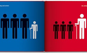 Cultural Differences Between East and West, Reduced to Pictograms