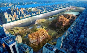 Proposals to Dig Up Central Park and Erect Drone Tower Win Architecture Competition