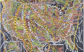 Painted Maps Jam-Packed with Data