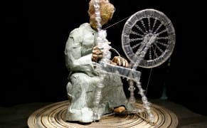 Mechanized Art that Makes a Mop Talk and a Medicine Cabinet Tell Time