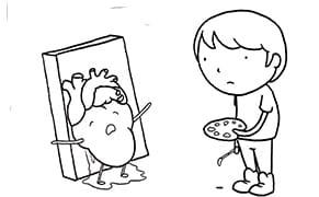 An Artist Checks What's Vital