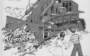 How the Bulldozer Smoothed Postwar America into a Blank Slate