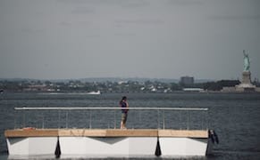 The Artist Building a Bridge from Brooklyn to Governors Island