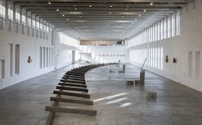 Stone and Steel Sculptures Tap into a Museum’s Industrial Roots