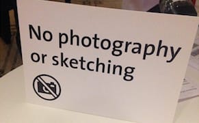 How Sketchy Is the V&A's "No Sketching" Policy?