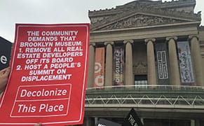 Faced with Brooklyn Museum Inaction, Protesters Target Two Exhibitions