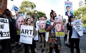Australian Arts Community Campaigns Against Federal Budget Cuts