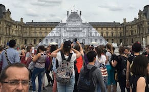 JR's Photoshop Trompe l’Oeil at the Louvre