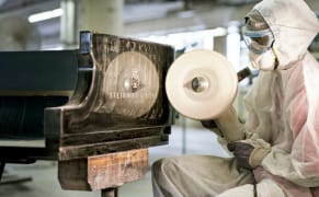 Photographing a Steinway Piano Being Put Together