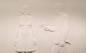 All in the Smooth, White, Vacant-Eyed Family of Contemporary Figurative Sculpture