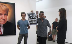 Dread Scott Discusses Controversial Lynching Banner that Sparked Threats