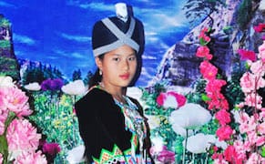 The Flower-Filled Photos of Hmong Women on Dating Sites