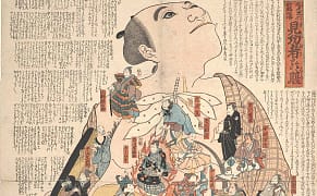 Human Anatomy as Portrayed in Woodblocks of 19th-Century Kabuki Actors
