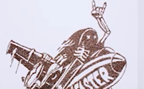 Selling Insecticide with a Triptych Collage of 60,000 Dead Roaches