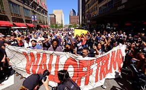 In Response to the RNC, Artists and Activists Go Wall Out Against Trump