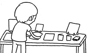 A Shy Artist in Public