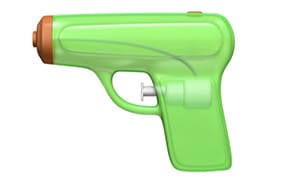 NRA Loses One as Apple Replaces Revolver Emoji with Squirt Gun