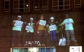 Light Projection Aims to Remind Trump His Tower Was Built by Undocumented Workers