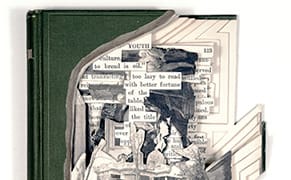 Encyclopedias Transformed into Dazzling, Dada-Inspired Sculptures