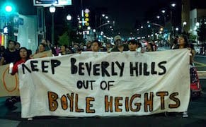 Activists in LA’s Boyle Heights Serve Galleries with Eviction Notices