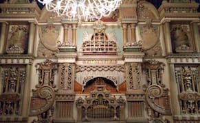 An Orchestrion at the Museum Speelklok (all photos by the author for Hyperallergic unless indicated otherwise) (click to enla
