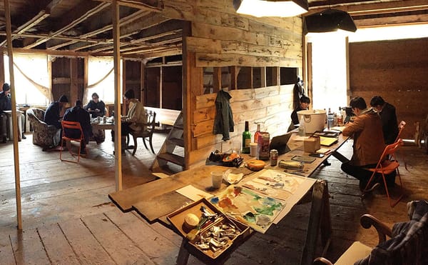 What Happens When You Put Nine Artists in a Barn?