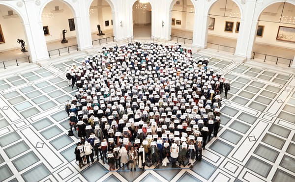 In Brooklyn, 600 Women Artists Unite for a Photograph
