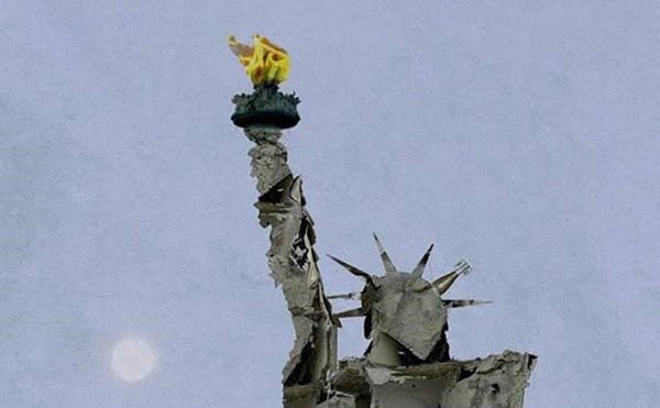 An Artist Imagines a Statue of Liberty Made from War Rubble