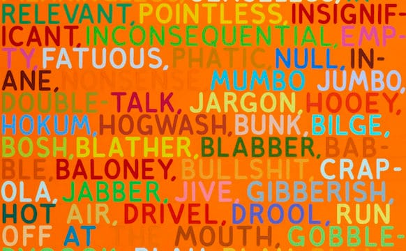 Drivel, Drool, Babble, Blabber: An Evening with Mel Bochner