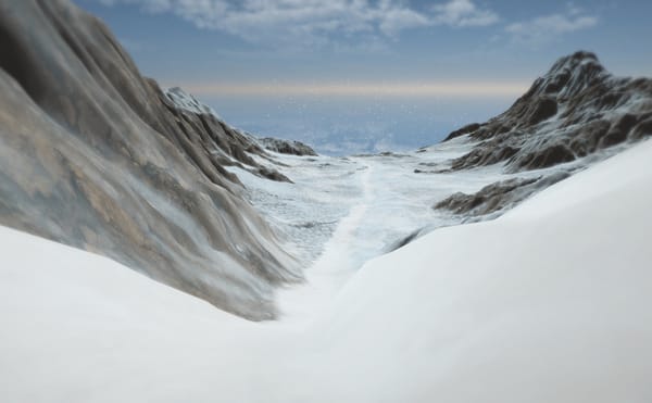 Shezad Dawood, "Kalimpong" (still, 2016), VR environment, duration variable