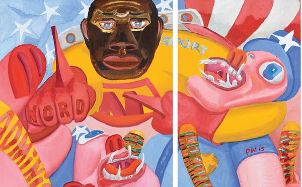Paintings of a Homegrown Black Superhero